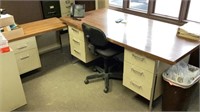 Desk  72” x 36” x 29” and small Desk 39” x 19