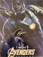Avengers: Endgame Don Cheadle signed movie photo.
