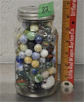 Jar of marbles