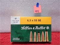 Sellier & Bellot 6.5x55 SE 131gr SP 20rnds