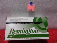 Remington 38spl +P 125gr SJHP 50rnds