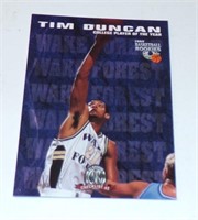 1997 Tim Duncan Basketball Rookies College Player