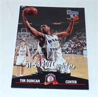 1997 Tim Duncan Basketball Rookies Wake Forest