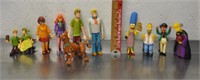 Scooby-Doo, Simpsons figures