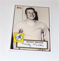 Topps Mickey Mantle 1952 Style Baseball Card