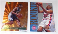 (2) Grant Hill Rookie Basketball Cards - Duke