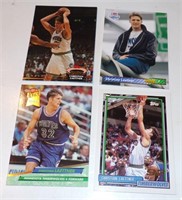 (4) Christian Laettner Basketball Rookie Cards -