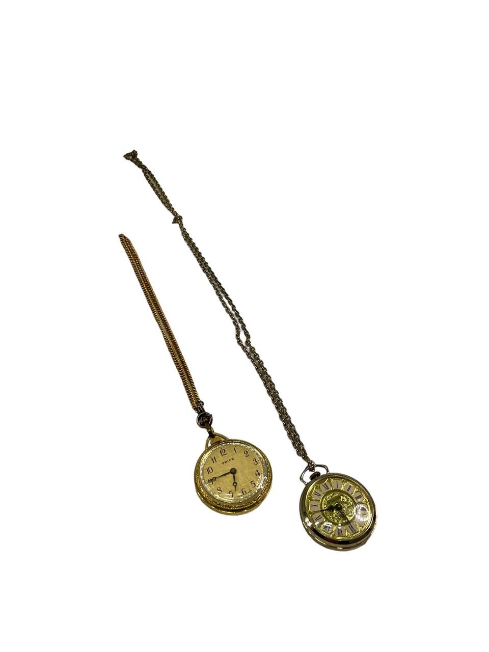 2 Vintage Small Pocket Watches