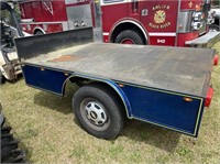 6'x8' Single Axle Trailer made from truck frame
