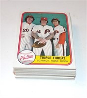 Vintage 1981 Baseball Cards - Includes Phillies