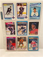 9 X 1980’s OPC Leafs and Canadians