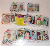 Vintage 1973 Topps Football Card Lot