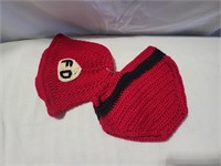 Crocheted infant outfit