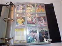 Vintage Baseball Cards in Binder - Full of Cards