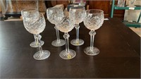 Waterford, Crystal wine glasses (6)