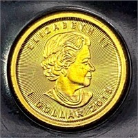 2015 Canada 1/20oz Gold Dollar SUPERB GEM BU