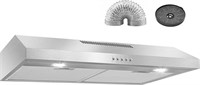 30 inch Under Cabinet Ductless Range Hood, 600cfm