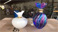 LENOX & ART GLASS PERFUME BOTTLES