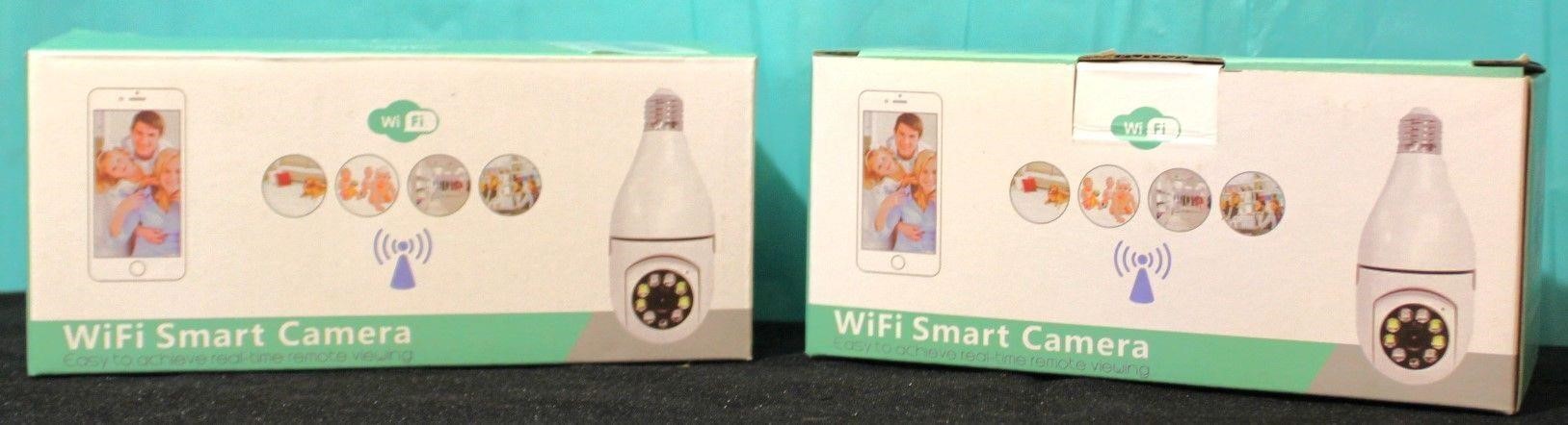 2 WiFi Smart Security Camera Lightbulbs