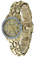 18kt Gold Rolex Oyster Perpetual 26 Lady President