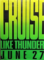 Days of Thunder 1990 Teaser Original Movie Poster