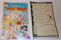 Vintage 1996 Archie's Spring Break Comic Book #1