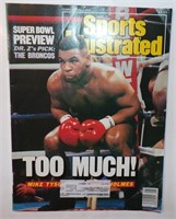 Vintage 1988 Mike Tyson Too Much Sports