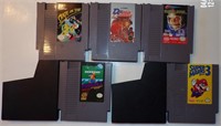 (5) Vintage Original NES Nintendo Video Games -