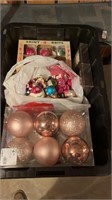 Assorted ornaments and candles