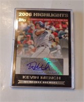 2006 Topps Highlights Signed Kevin Mench