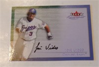 Jose Vidro Fleer Autograhics Autographed Baseball