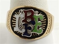 Brotherhood (BofLF&E) signet ring in 10K gold