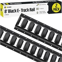 DC Cargo E Track Kit 8' (4 Pack) - Black