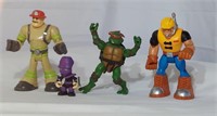 Assorted Action Figures - Includes Teenage Mutant