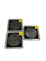 3 Eisenhower Dollar Coins