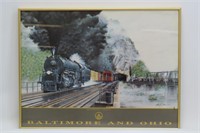B&O Railroad Framed Print by Mark Johnson