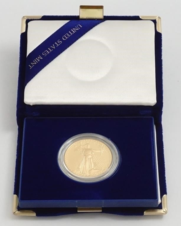US One Ounce Gold Eagle Proof, 1986
