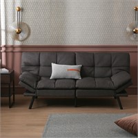 Memory Foam Futon Bed  Modern Sleeper Sofa