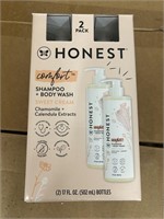 (75x) 2 pk. Honest Shampoo & Body Wash