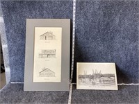 House and Boats Drawings Bundle