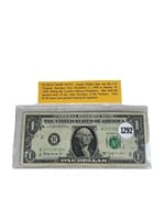 1963 Joseph Walker Barr $1 Note
