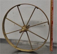 Antique wheelbarrow wheel