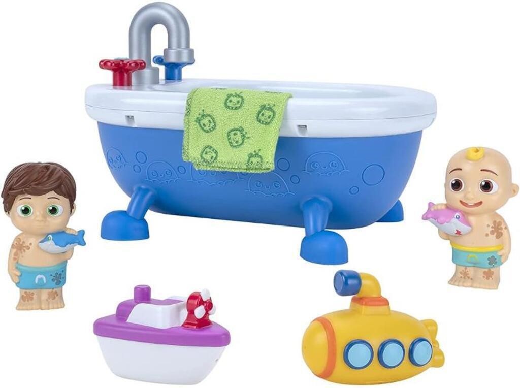 CoCoMelon Musical Bathtime Playset, Includes JJ