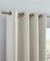 (2) 108 x 52" Grommet Blackout Curtains, Beige