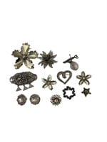 9 Assorted Vintage Jewelry Pieces