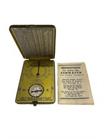 1921 Sunwatch Compass/Sundial