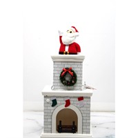 Mr. Christmas Tabletop Animated Chimney Santa