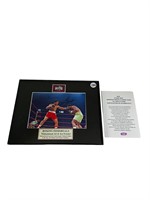 Autographed Muhammad Ali & Joe Frazier Photo