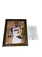 Autographed Lebron James Photo