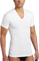 2(X)IST Men's MD V-Neck Undershirt, White Medium